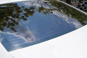 A recently fixed windshield as part of Windshield Replacement in Monmouth IL